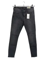 Vorschaubild 1 von Denim Skinny Jeans Damen W29 L30 Grau Sterne Strass NEU