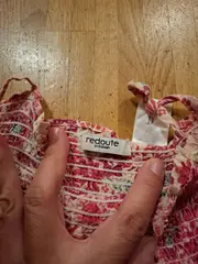 Vorschaubild 3 von Mädchen Kleid Gr. 110 Blumenmuster Sommer Freizeit Rosa