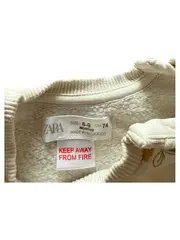 Vorschaubild 2 von Pullover Beige Apfelmuster Gr. 74 Casual