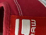 Vorschaubild 6 von Damen Sneaker Low Schnürung Textil Rot Gr. 39 Freizeit