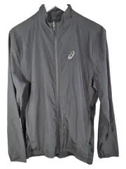 Vorschaubild 1 von Laufjacke Herren Trainingsjacke Gr. M Grau Sportjacke Leicht