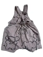 Vorschaubild 2 von Baby Strampler Set Latzhose T-Shirt Elefanten Gr. 6-9 Monate Beige