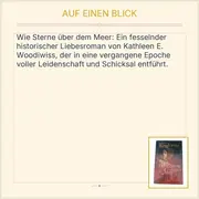Vorschaubild 2 von Wie Sterne über dem Meer Kathleen E. Woodiwiss Hardcover Liebesroman Deutsch
