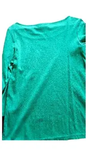 Vorschaubild 2 von Langarmshirt Damen Gr. 34/XS Grün Casual Oberteil