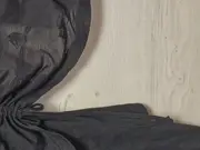 Vorschaubild 3 von Damen Strickjacke Gr. 38/M Schwarz mit Blumenmuster