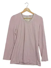 Vorschaubild 2 von Damen Pullover Langarm Rosa Gr. 38 M Casual Baumwolle