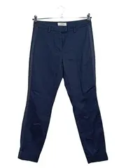 Vorschaubild 4 von Essentials Damen Stoffhose Gr. 38 Dunkelblau Seitenstreifen
