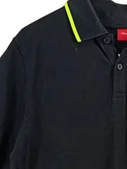 Vorschaubild 4 von Poloshirt Kinder Jungen Gr. 176 Schwarz Neon Akzente Keep Awake