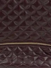 Vorschaubild 3 von Damen Rucksack gesteppt Rot Elegant Goldkette Freizeit Alltag