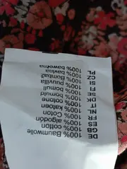 Vorschaubild 5 von Damen Bluse Gr. 38/M Rot Florales Muster Casual Langarm