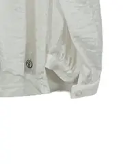 Vorschaubild 3 von Damen Hemdbluse Langarm Weiß Gr. 42/XL Viskose Casual