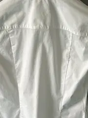Vorschaubild 5 von Damen Hemdbluse Gr. 32/XXS Weiß Business Langarm
