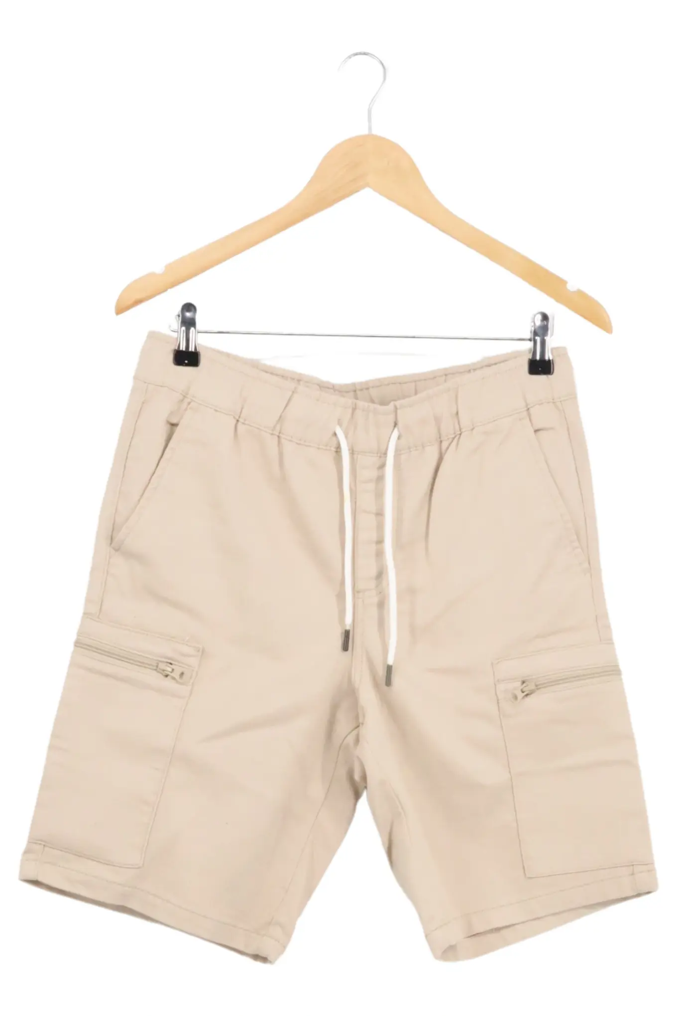LIVERGY Herren Cargo Shorts Beige Gr. 48 Casual Urban Baumwolle