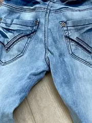 Vorschaubild 4 von Jeans Slim Fit Kinder Mädchen 128 Blau