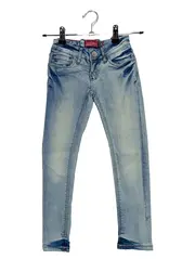 Vorschaubild 1 von Jeans Slim Fit Kinder Mädchen 128 Blau