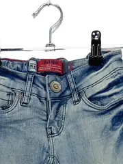 Vorschaubild 2 von Jeans Slim Fit Kinder Mädchen 128 Blau