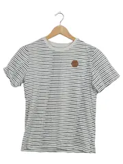 Vorschaubild 1 von T-Shirt Kinder Gr. 146/152 Gestreift Weiß Blau Maritim