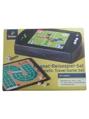 Vorschaubild 1 von Magnet Reisespiel Set 6 Spiele Backgammon Ludo Mühle Magnetisch