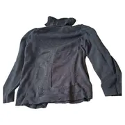 Vorschaubild 3 von Rollkragenpullover Damen Gr. 46 Schwarz Strickpullover Basic