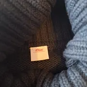 Vorschaubild 2 von Rollkragenpullover Damen Gr. 46 Schwarz Strickpullover Basic