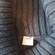 Vorschaubild 2 von Rollkragenpullover Herren Gr. 46 Grau Strickpullover Basic