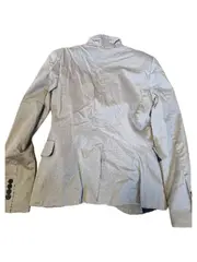 Vorschaubild 2 von BASIC Damen Blazer Beige Gr. 36 S Business Baumwolle