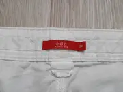 Vorschaubild 3 von Damen Caprihose Stoffhose Weiß Gr. 38 Baumwolle