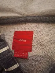 Vorschaubild 5 von Herren Kapuzenpullover Hoodie Gestreift Blau Gr. XL