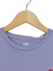 Vorschaubild 3 von Damen T-Shirt Basic Lila XXS Logo Kurzarm Baumwolle