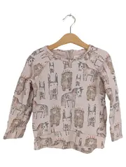 Vorschaubild 1 von Kinder Langarmshirt Tiermotiv Hase Bär Pferd Rosa Gr. 110