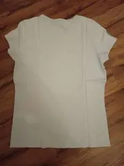 Vorschaubild 2 von Damen T-Shirt Gr. M Hellblau Batwing Logo Kurzarm Baumwolle