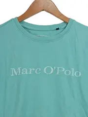 Vorschaubild 4 von T-Shirt Herren Türkis Gr. 52/XL Baumwolle Casual Logo-Print