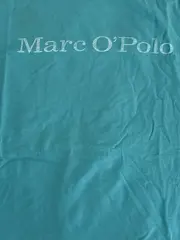 Vorschaubild 5 von T-Shirt Herren Türkis Gr. 52/XL Baumwolle Casual Logo-Print