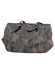 Vorschaubild 1 von Damen Henkeltasche Camouflage Grün Shopper Handtasche Nylon