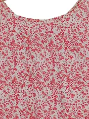 Vorschaubild 3 von Mädchen Bluse Gr. 110 Mehrfarbig Blumenmuster Kurzarm Casual