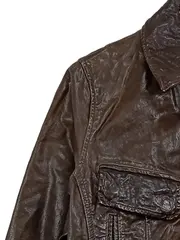 Vorschaubild 2 von Damen Lederjacke Gr. 38 Braun Urban Stilvoll