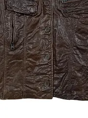 Vorschaubild 3 von Damen Lederjacke Gr. 38 Braun Urban Stilvoll