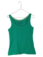 Vorschaubild 1 von Damen Tank Top Gr. S Grün Bio-Baumwolle Basic