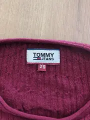 Vorschaubild 5 von Damen Pullover Strickpullover Langarm Gr. 34/XS Rot Casual