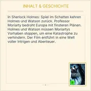 Vorschaubild 3 von Sherlock Holmes Spiel im Schatten DVD Robert Downey Jr. Jude Law Thriller