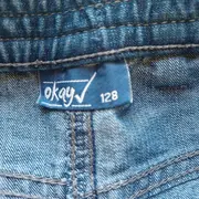 Vorschaubild 4 von Jeansrock Mädchen Gr. 128 Blau Rüschen Denim Mini