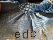 Vorschaubild 2 von Damen Top Bluse Ananas-Muster Blau Gr. L Viskose