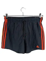 Vorschaubild 1 von Badeshorts Herren Gr. S Schwarz Orange 3-Streifen Shorts