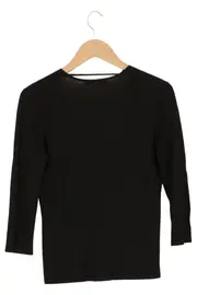 Vorschaubild 2 von Strickjacke Damen Gr. 36 Schwarz Basic Cardigan