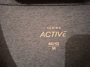 Vorschaubild 2 von Active Damen Poloshirt Gr. 40/42 M Blau Meliert Kurzarm Sport
