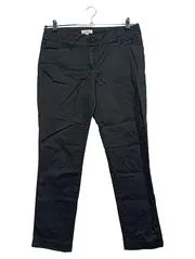 Vorschaubild 1 von Stoffhose Damen Gr. 38 Schwarz Chino Baumwolle Uni L27