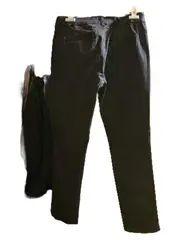 Vorschaubild 4 von Stoffhose Damen Gr. 38 Schwarz Chino Baumwolle Uni L27