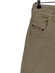 Vorschaubild 2 von Herren Stoffhose W34/L32 Oliv Stretch Casual Jogger Style