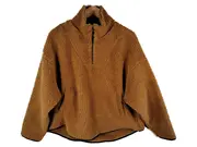 Vorschaubild 1 von Damen Teddy Fleecepullover Braun Gr. 36, S Casual