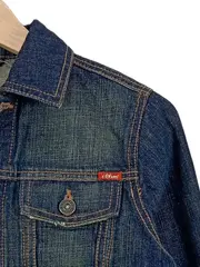 Vorschaubild 3 von Herren Jeansjacke Blau Gr. 44/XS Casual Uni Baumwolle Langarm